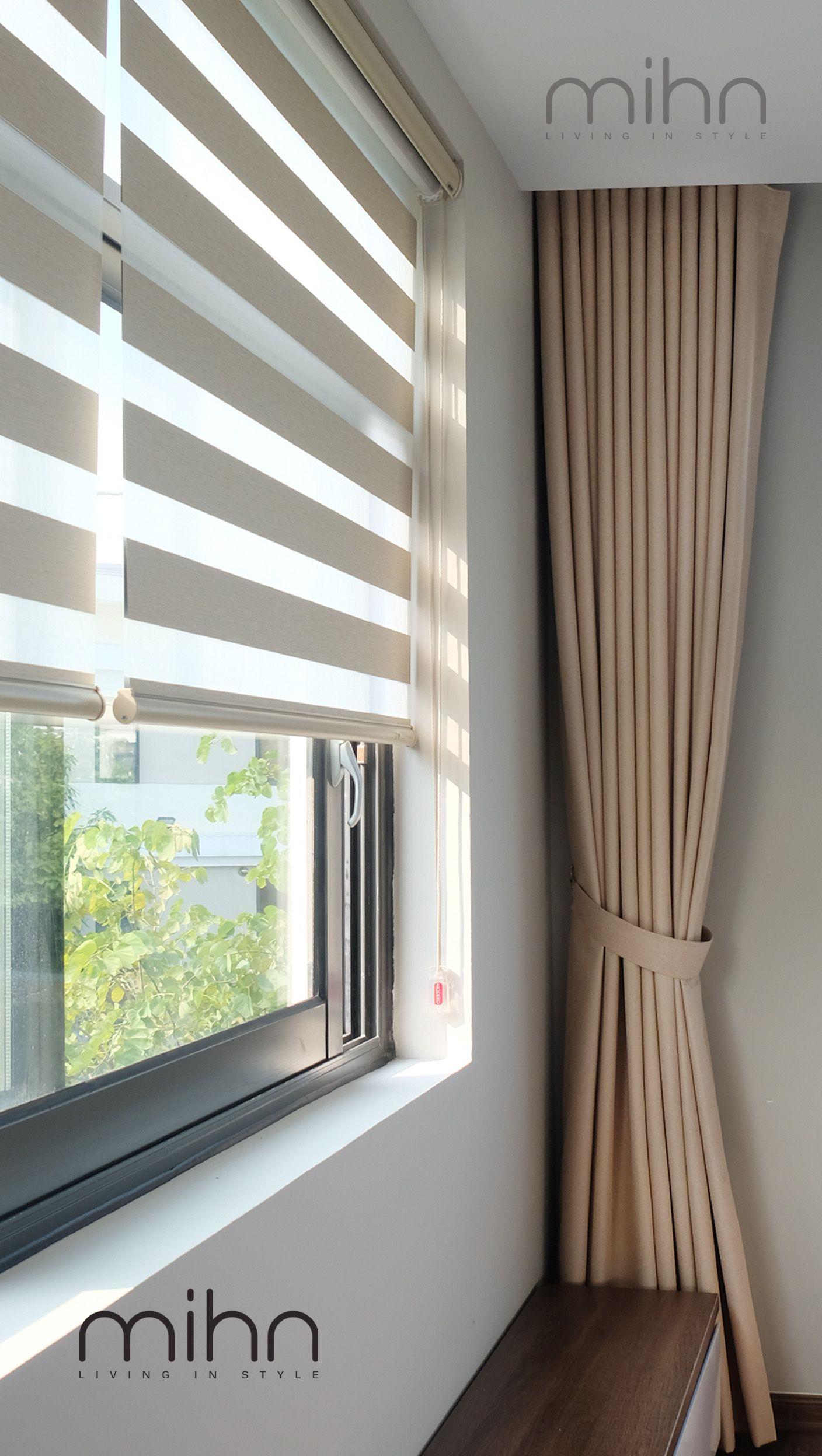 rèm cầu vồng và rèm vải